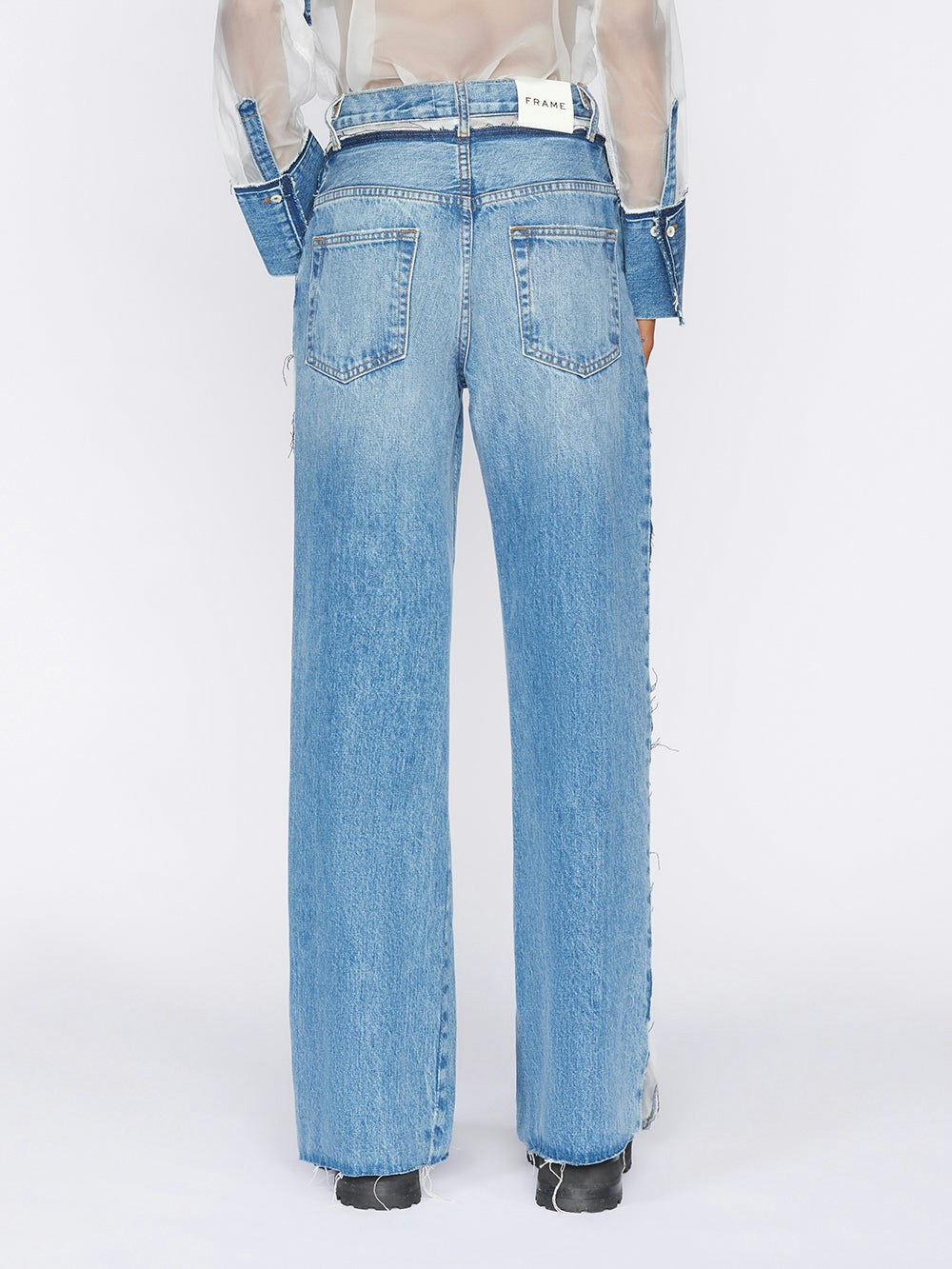 jeans back view
